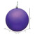  Vickerman N592066DMV 8" Purple Matte Ball UV Drilled Cap 
