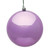 Vickerman N592069DSV - 8 inch Orchid Shiny Ball Outdoor Christmas Ornament