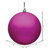 Vickerman N592070DMV - 8 inch Fuchsia Matte Ball Outdoor Christmas Ornament