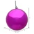 Vickerman N592070DSV - 8 inch Fuchsia Shiny Ball Outdoor Christmas Ornament