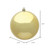 Vickerman N590746DSV - 2.75 inch Medallion Gold Shiny Ball Outdoor Christmas Ornament - 12 Pack