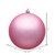Vickerman N592079DMV 8" Pink Matte Ball UV Drilled Cap