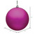  Vickerman N590770DMV 2.75" Fuchsia Matte Ball UV 12/Bag 