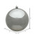 Vickerman N592087DSV - 8 inch Pewter Shiny Ball Outdoor Christmas Ornament