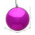 Vickerman N590770DSV - 2.75 inch Fuchsia Shiny Ball Outdoor Christmas Ornament - 12 Pack