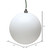 Vickerman N592511DMV 10" White Matte Ball UV Drilled Cap