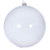 Vickerman N592511DPV - 10 inch White Pearl Ball Outdoor Christmas Ornament
