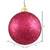 Vickerman N592519DQ 10" Wine Sequin Ball Drilled Cap