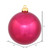 Vickerman N592519DSV - 10 inch Wine Shiny Ball Outdoor Christmas Ornament