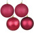 Vickerman N592521DA 10" Berry Red 4-Fin Ball Asst Drill 4/Bg