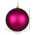 Vickerman N592521DMV 10" Berry Red Matte Ball UV Drilled