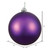 Vickerman N592526DMV 10" Plum Matte Ball UV Drilled Cap