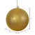 Vickerman N592530DG - 10 inch Antique Gold Glitter Ball Christmas Ornament