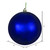 Vickerman N592531DSV - 10 inch Midnight Blue Shiny Ball Outdoor Christmas Ornament