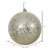 Vickerman N592538DQ 10" Champagne Sequin Ball Drilled Cap