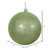 Vickerman N592554DG 10" Celadon Glitter Ball Drilled Cap