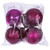  Vickerman N592559DA 10" Hot Pink 4 Finish Ball Asst Drilled 