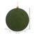 Vickerman N592564DG 10" Moss Green Glitter Ball Drilled Cap