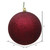 Vickerman N592565DG 10" Burgundy Glitter Ball Drilled Cap