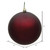 Vickerman N592565DMV - 10 inch Burgundy Matte Ball Outdoor Christmas Ornament