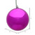 Vickerman N592570DSV 10" Fuchsia Shiny Ball UV Drilled Cap 