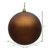 Vickerman N592576DMV - 10 inch Mocha Matte Ball Outdoor Christmas Ornament