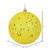 Vickerman N592578DQ - 10 inch Yellow Sequin Ball Christmas Ornament