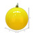 Vickerman N592578DSV - 10 inch Yellow Shiny Ball Outdoor Christmas Ornament