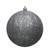 Vickerman N592587DQ 10" Pewter Sequin Ball Drilled Cap