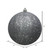  Vickerman N592587DQ 10" Pewter Sequin Ball Drilled Cap 