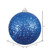 Vickerman N593002DQ - 12 inch Blue Sequin Ball Christmas Ornament
