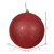Vickerman N593003DG 12" Red Glitter Ball Drilled Cap