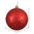 Vickerman N593003DQ 12" Red Sequin Ball Drilled Cap