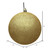 Vickerman N593008DG 12" Gold Glitter Ball Drilled Cap