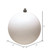 Vickerman N593011DSV 12" White Shiny Ball UV Drilled Cap