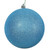 Vickerman N593012DG 12" Turquoise Glitter Ball Drilled Cap