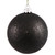  Vickerman N593017DQ 12" Black Sequin Ball Drilled Cap 
