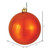 Vickerman N593018DSV - 12 inch Burnished Orange Shiny Ball Outdoor Christmas Ornament