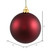 Vickerman N593019DMV - 12 inch Wine Matte Ball Outdoor Christmas Ornament