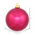 Vickerman N593019DSV - 12 inch Wine Shiny Ball Outdoor Christmas Ornament