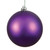 Vickerman N593026DMV 12" Plum Matte Ball UV Drilled Cap