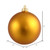 Vickerman N593030DMV - 12 inch Antique Gold Matte Ball Outdoor Christmas Ornament