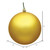Vickerman N593037DMV 12" Honey Gold Matte Ball UV Drilled Cap