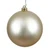Vickerman N593038DMV - 12 inch Champagne Matte Ball Outdoor Christmas Ornament