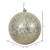 Vickerman N593038DQ - 12 inch Champagne Sequin Ball Christmas Ornament