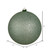  Vickerman N593040DG 12" Frosty Mint Glitter Ball Drilled 
