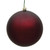 Vickerman N593065DMV 12" Burgundy Matte Ball UV Drilled Cap