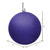  Vickerman N593066DG 12" Purple Glitter Ball Drilled Cap 