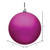 Vickerman N593070DMV - 12 inch Fuchsia Matte Ball Outdoor Christmas Ornament