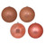 Vickerman N593071DA 12" Coral Ball 4-Finish Asst 4/Bag